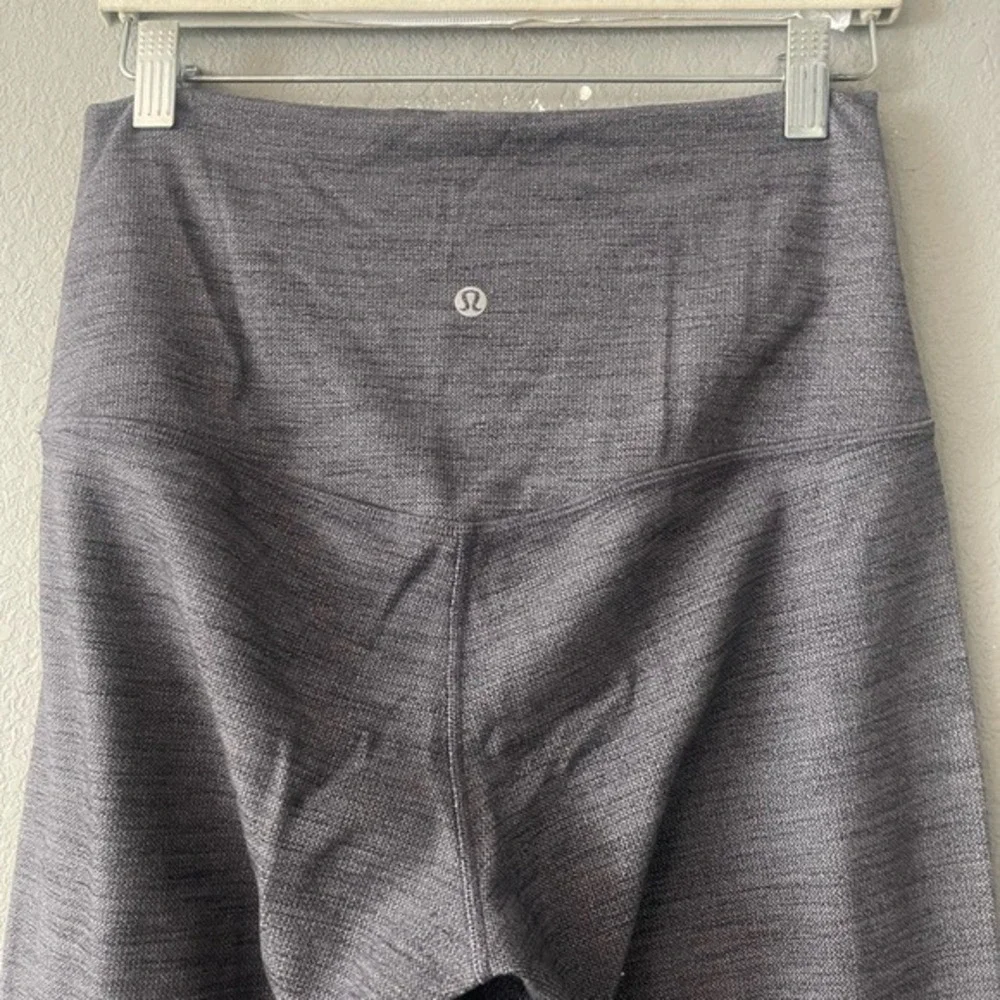 Lululemon Athletica Gray High-Waisted Leggings